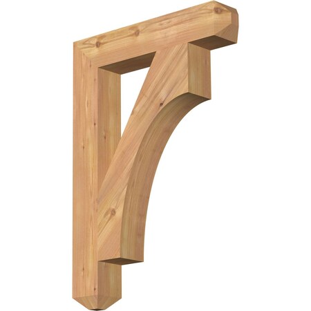 Ekena Millwork Westlake Craftsman Smooth Bracket, Western Red Cedar, 3 1/2"W x 20"D x 28"H BKT04X20X28WTL04SWR